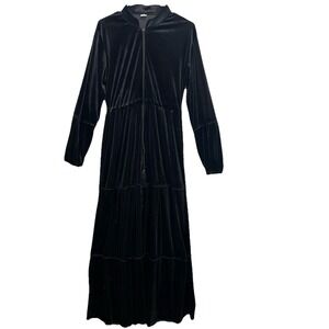 Black Velvet Abaya